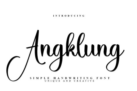 Angklung Font By Payjhoshop · Creative Fabrica