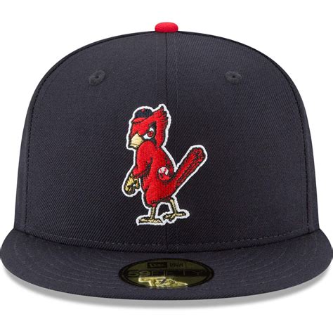 New Era St Louis Cardinals Navy Cooperstown 59fifty Fitted Hat