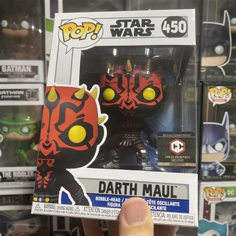 李大 正版現貨 Funko Pop 星際大戰 達斯魔 暗劍 複製人之戰 限定 Darth Maul 450 蝦皮購物