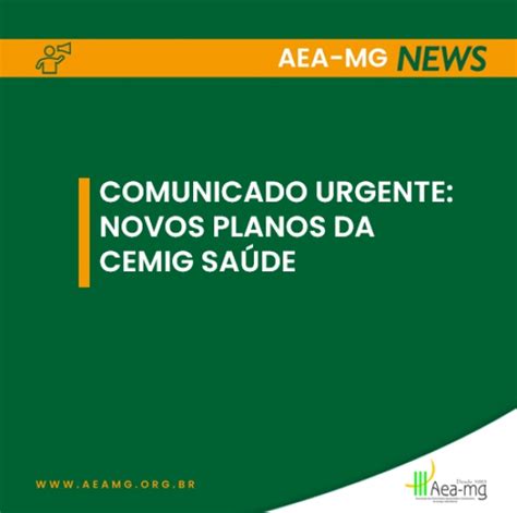 Comunicado Urgente Novos Planos Da Cemig Sa De Aea Mg