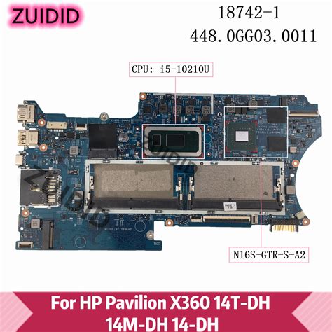 Placa Base Para Ordenador Port Til Hp Pavilion X M Dh Dh T Dh