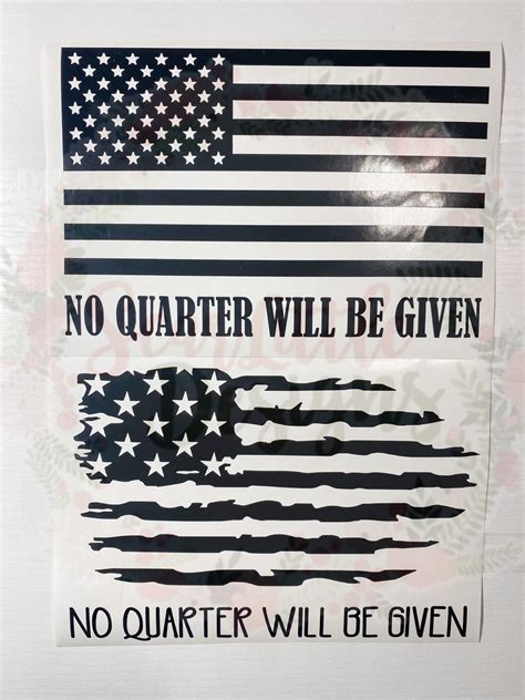 No Quarter Black Flag Etsy