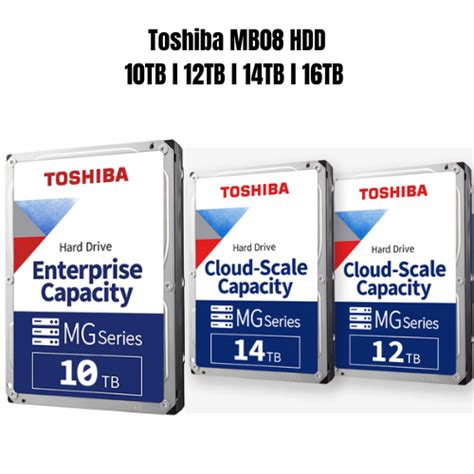 Toshiba 3 5 MG Series Enterprise SATA Hard Drives 10TB L 12TB L 14TB L