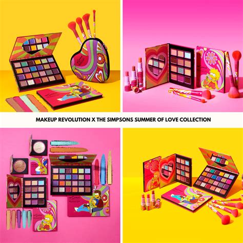 Makeup Revolution X The Simpsons Summer Of Love Collection Makeup Revolution Summer Of Love