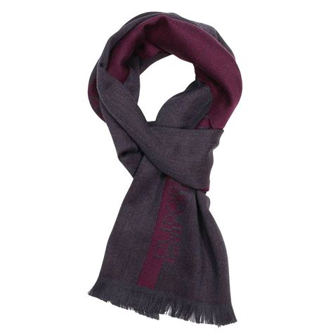 Lyst Emporio Armani Scarf Men In Purple For Men