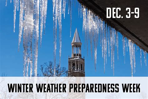 Learn To Prepare For Cold Weather During Winter Weather Preparedness