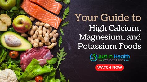 Your Guide To High Calcium Magnesium And Potassium Foods Youtube