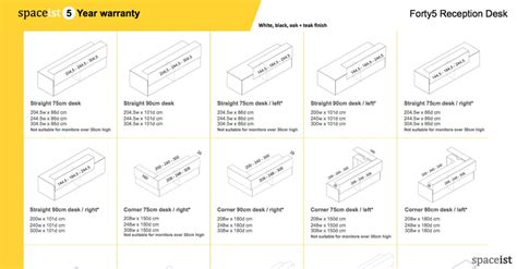 Forty5 Reception Desk Spaceist