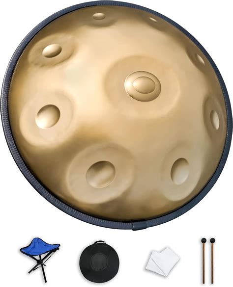 TTXC Handpan Drum In D Minor 9 Notes 22 Inches Steel Hand Drum Handpan