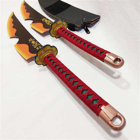 Par De Espadas Tengen Uzui Katanas Metalicas Demon Slayer