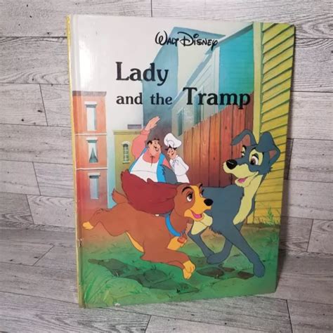 WALT DISNEY CLASSICS Lady And The Tramp Hardcover Book Vintage 1986