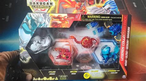 NEW BAKUGAN LEGENDS PYRUS NOVA NILLIOUS ARCLEON COLLECTION PACK