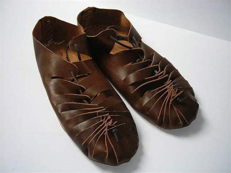 Leather Celtic Shoes Etsy