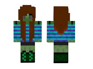 6minecraft - Minecraft Mods, Texture Packs and Tools: [Skins] Zombie Girl Skin