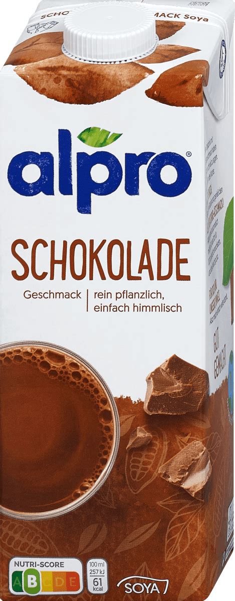 Alpro Schokolade Soja Drink 1 L Dm At