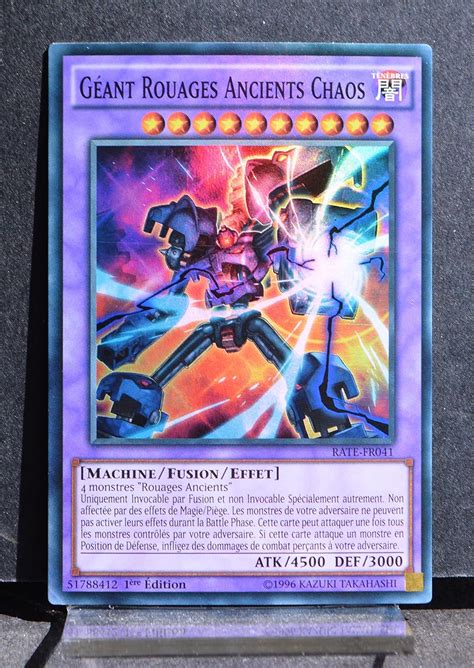 Carte Yu Gi Oh Rate Fr G Ant Rouages Ancients Chaos Neuf Fr Amazon