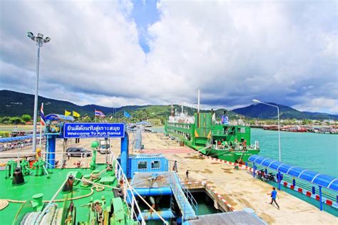 Nathon Pier Koh Samui Thailand Editorial Photo Image Of Tourism
