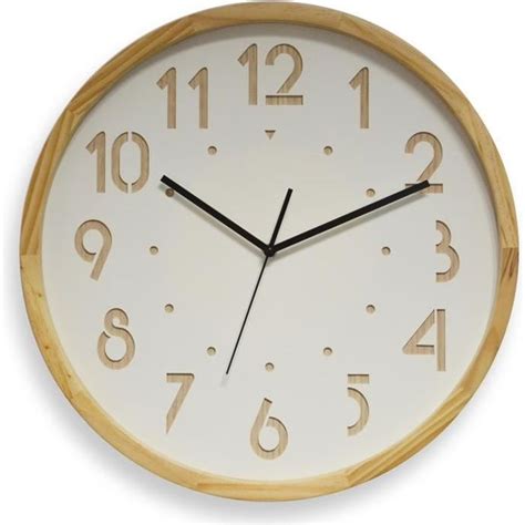 Orium Horloge Murale Silencieuse Oslo Ø 41 Cm Cadran Blanc