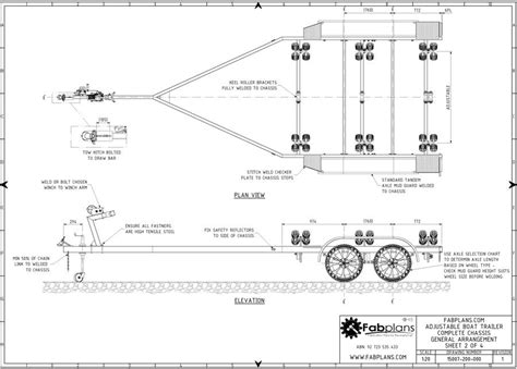 Boat Trailer Plans | Build your own boat trailer – FabPlans