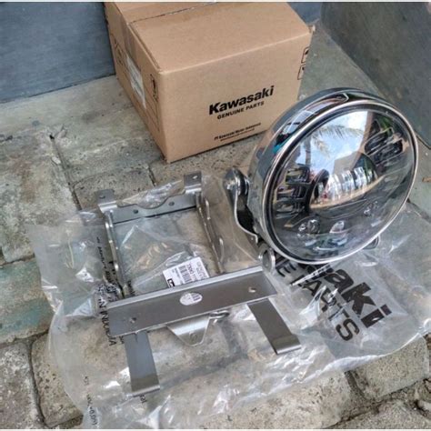 Jual Paket Lampu Depan Bulat Ninja SS R Victor Fullset Lampu Daymaker