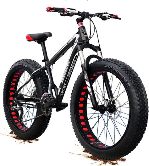 Shanrensan Vtt Vtt Vtt Fatbike Adulte Fat Tyre Mountain V Lo De