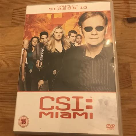 CSI MIAMI SERIES 10 DVD BoxSet Complete Season Ten Region 2 PAL UK