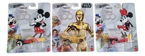 Hot Wheels Character Cars Disney Mickey Minnie C Po Env O Gratis