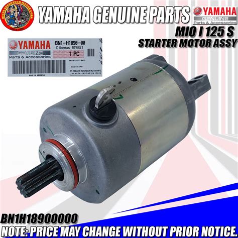 Mio I S Starter Motor Assy Ygp Genuine Bn H Shopee