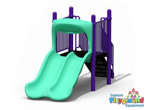 3 Ft Commercial Playground Double Slide