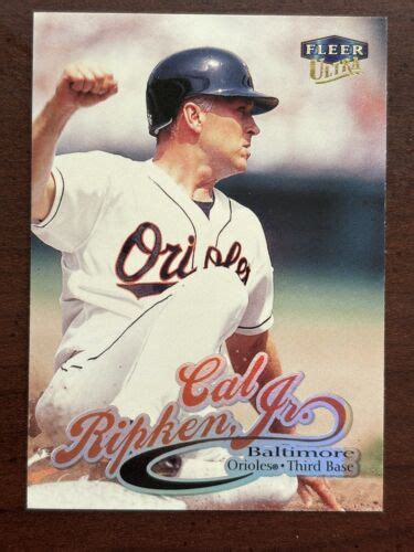 CAL RIPKEN JR BALTIMORE ORIOLES Fleer Ultra Card 83 Free Shipping EBay