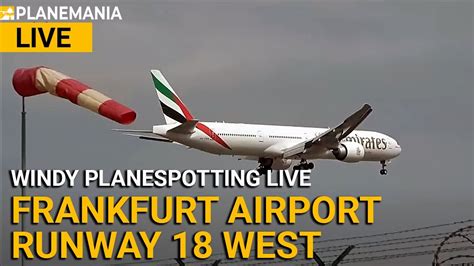 Windy Planespotting Live Frankfurt Airport Runway 18 West No Comment