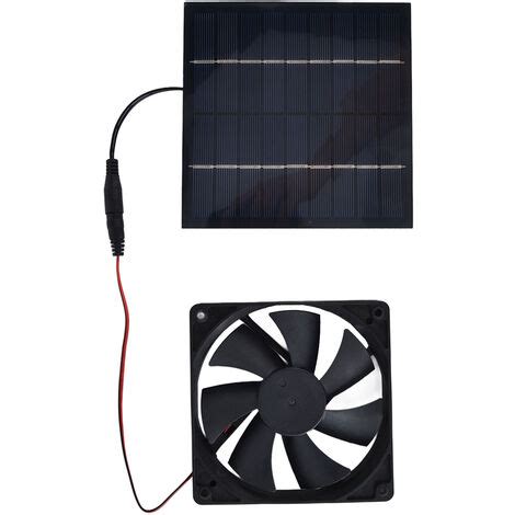 Eosnow Kit De Ventilateur D Extraction Nergie Solaire W Panneau