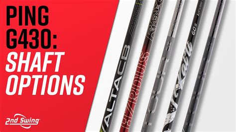 PING G430 SHAFT OPTIONS TEST | PING G430 Driver - YouTube