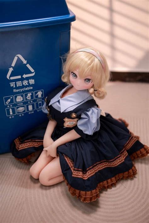 Katlyn 2ft10 88cm Blonde Cute Mini Sex Doll With PVC Head NakeDoll