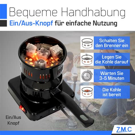 Elektrischer Kohleanz Nder Shisha Kohle Brenner Grill Anz Nder