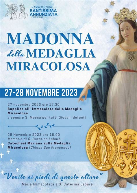 Madonna Della Medaglia Miracolosa A Palestrina 2023 Diocesi Di Tivoli