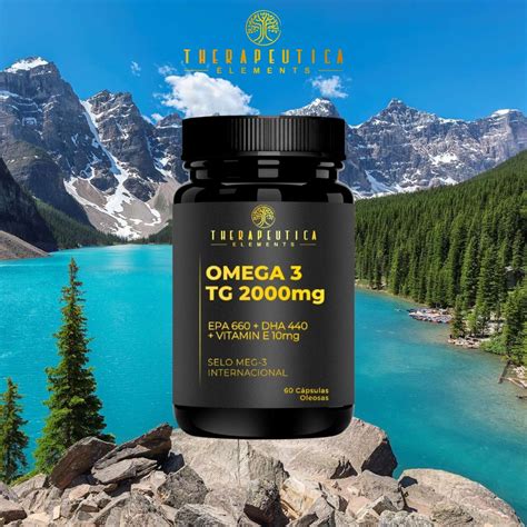 Omega 3 TG Canadian 2000mg EPA 660mg DHA 440mg Vitamina E 10mg 60