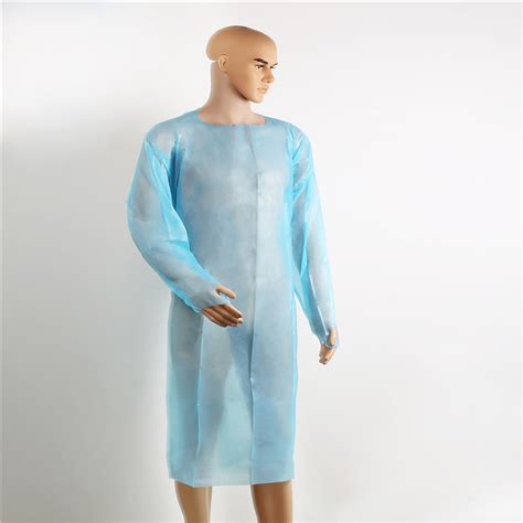 Factory Price With Long Sleeves Plastic Apron Ppe Gowns Disposable Cpe