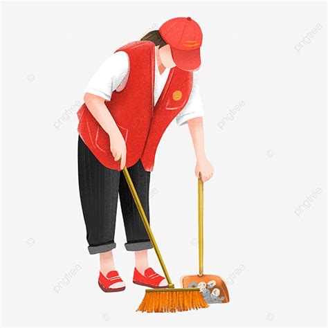 girl sweeping  floor sweep  floor girl schoolgirl png