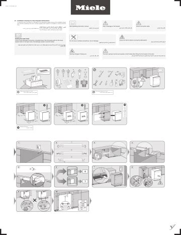 Miele G 7150 SCVi Fully Integrated Dishwashers User Manual Manualzz