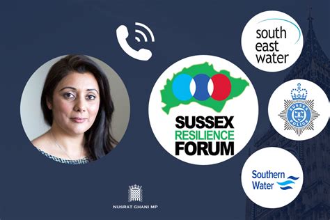 Nusrat Ghani MP Meets With Sussex Resilience Forum For An Update On