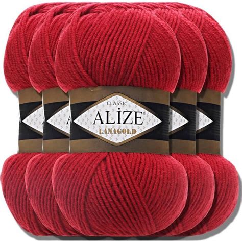 Alize Lot De Pelotes De Laine Turque Classique En Coton Et Acrylique