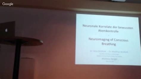 Aug Neuroimaging Of Conscious Breathing Dr Matthias Wittfoth Dr