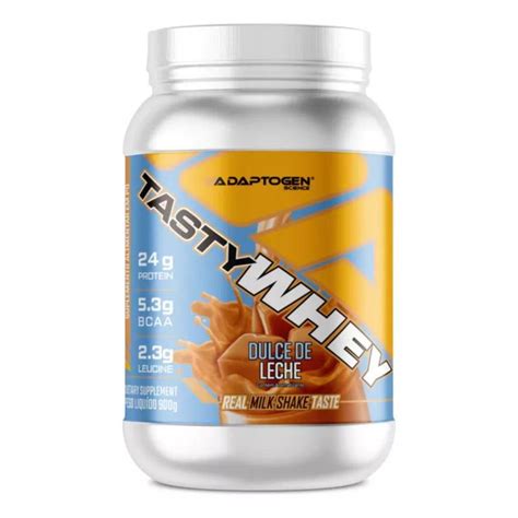 Tasty Whey 900g Sabor Doce De Leite Adaptogen Adaptogen Science