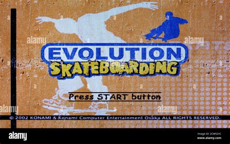 Evolution Skateboarding Sony Playstation Ps Editorial Use Only