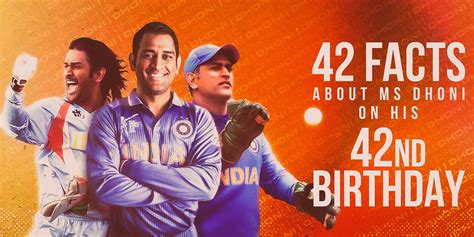 Ms Dhoni Birthday Lets Take A Look At 42 Facts About Legendary Indian