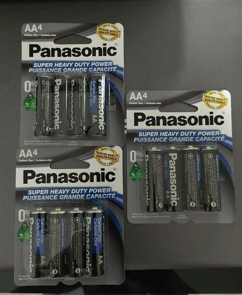 Купить Одноразовые батарейки Panasonic Super Heavy Duty AA Batteries /4 ...