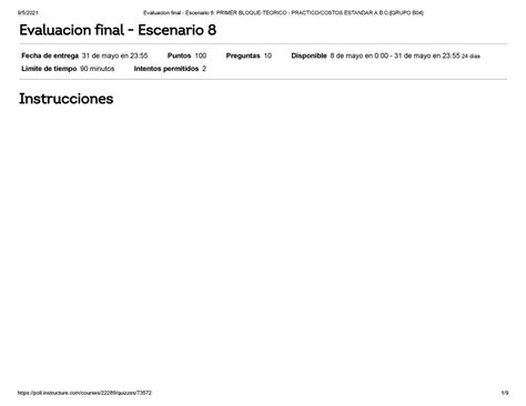 Evaluacion Final Escenario Primer Bloque Teorico Practico Costos