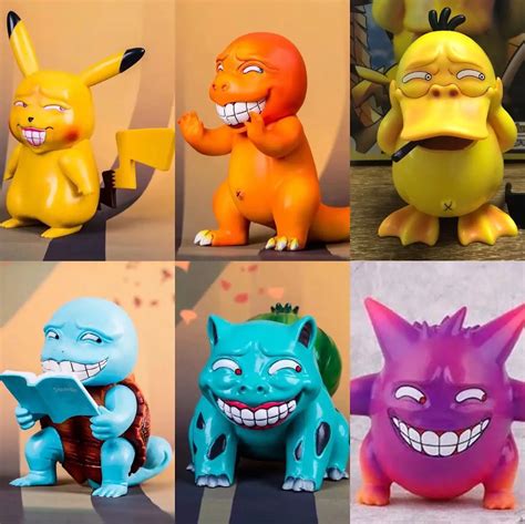 Tomy Anime Pokemon Funny Funny Freak Pikachu Bulbasaur Charmander