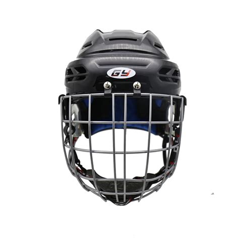 GY Youth Hockey Helmets & Face Mask Combos Steel Shield Equipment with High Impact Resistant ...